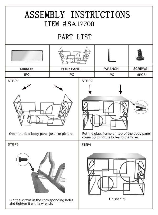 Consola Marie Cm 120x41x81