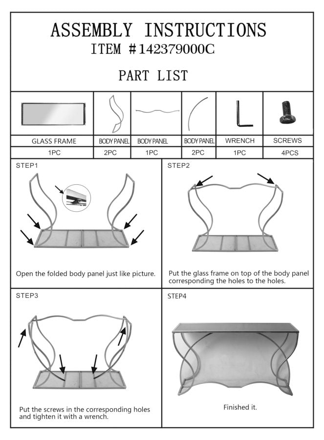 Consola Sunshine Cm 130x40x75