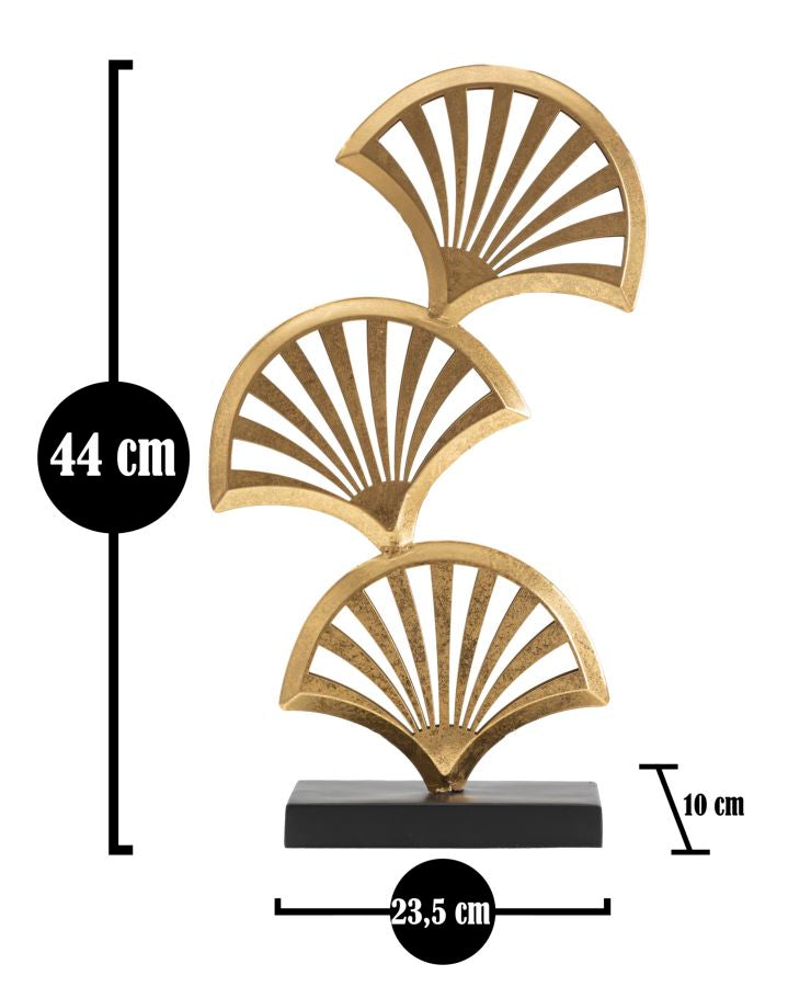 Escultura Folha Triply Cm 23,5x10x44