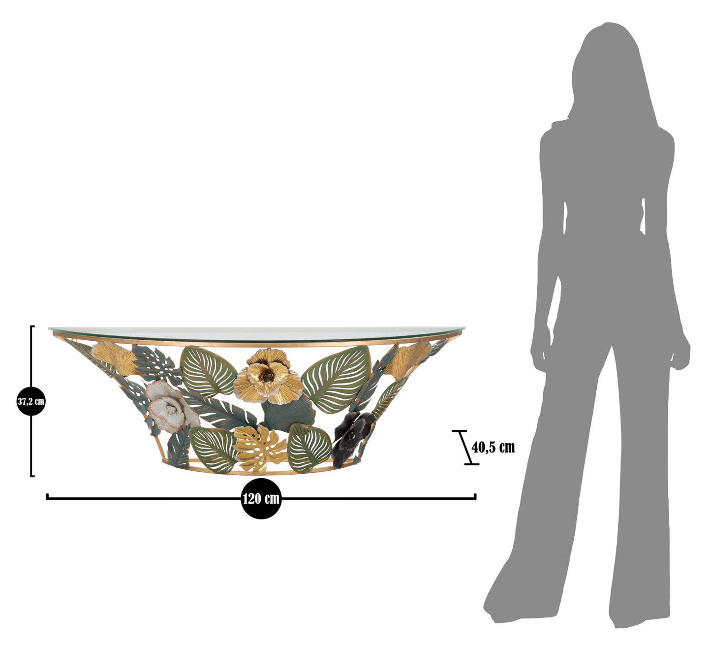 Consola de Parede Amaz Cm 120x40,5x37,2