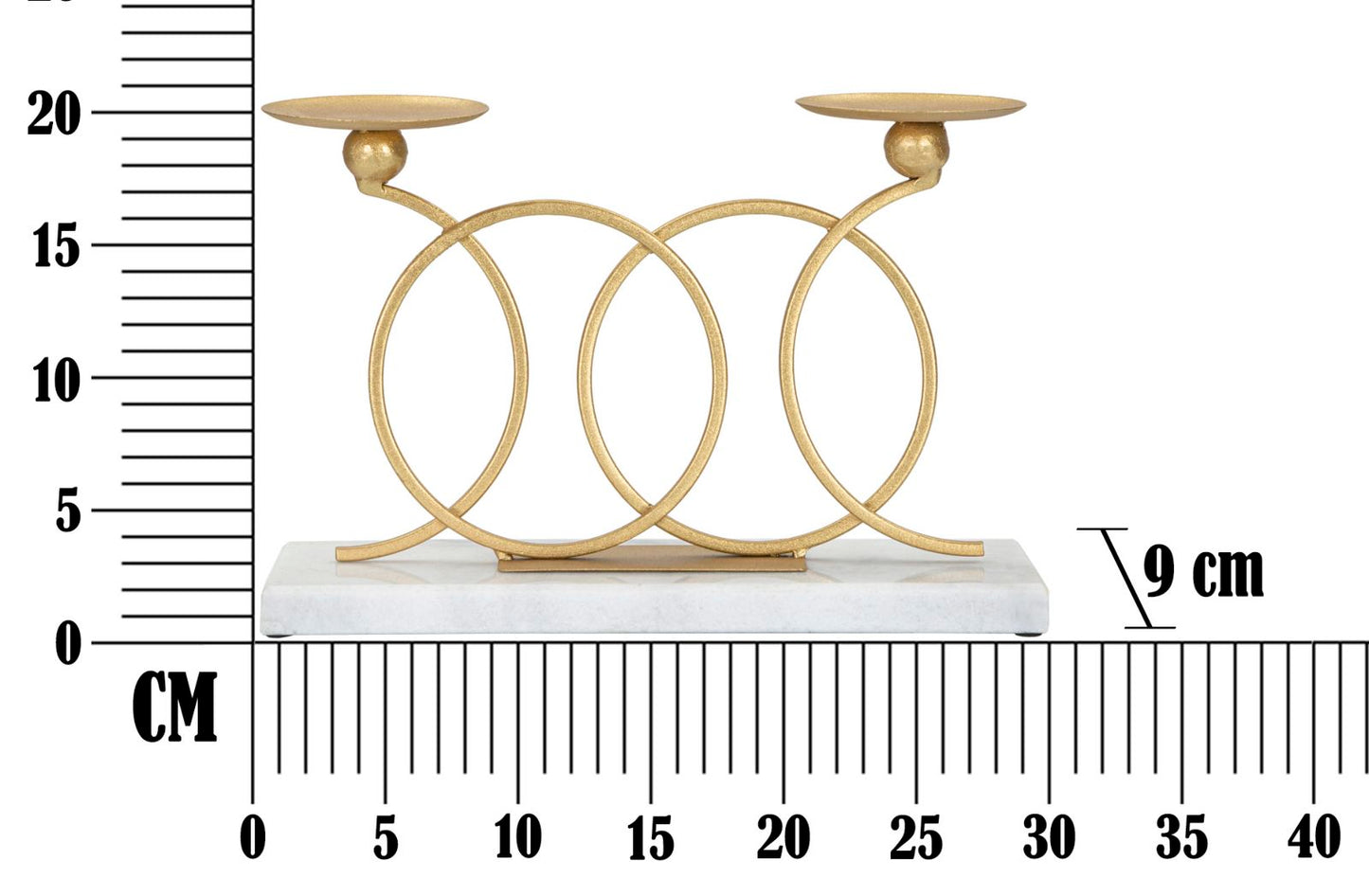 Porta velas Infinity Cm 30x9x20