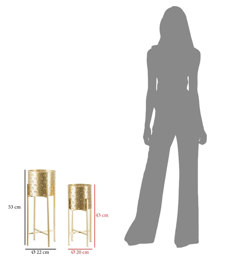 Jarra Golvy Stand Par -B- Cm ø 21x52-19x42