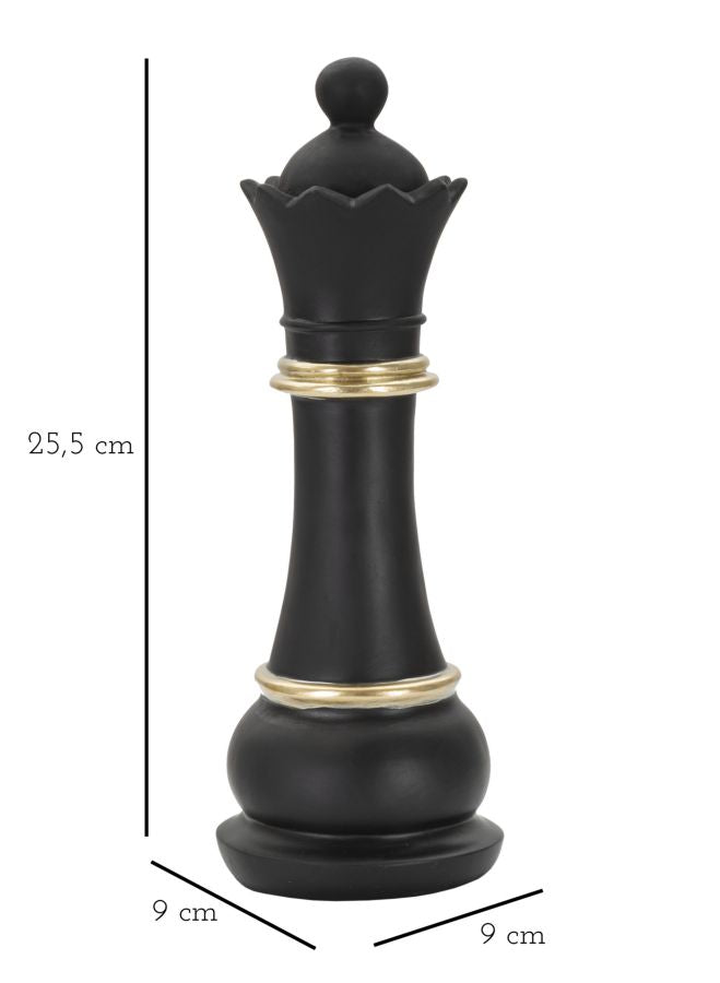 Rainha Preta E Dourado Cm ø 9x25,5