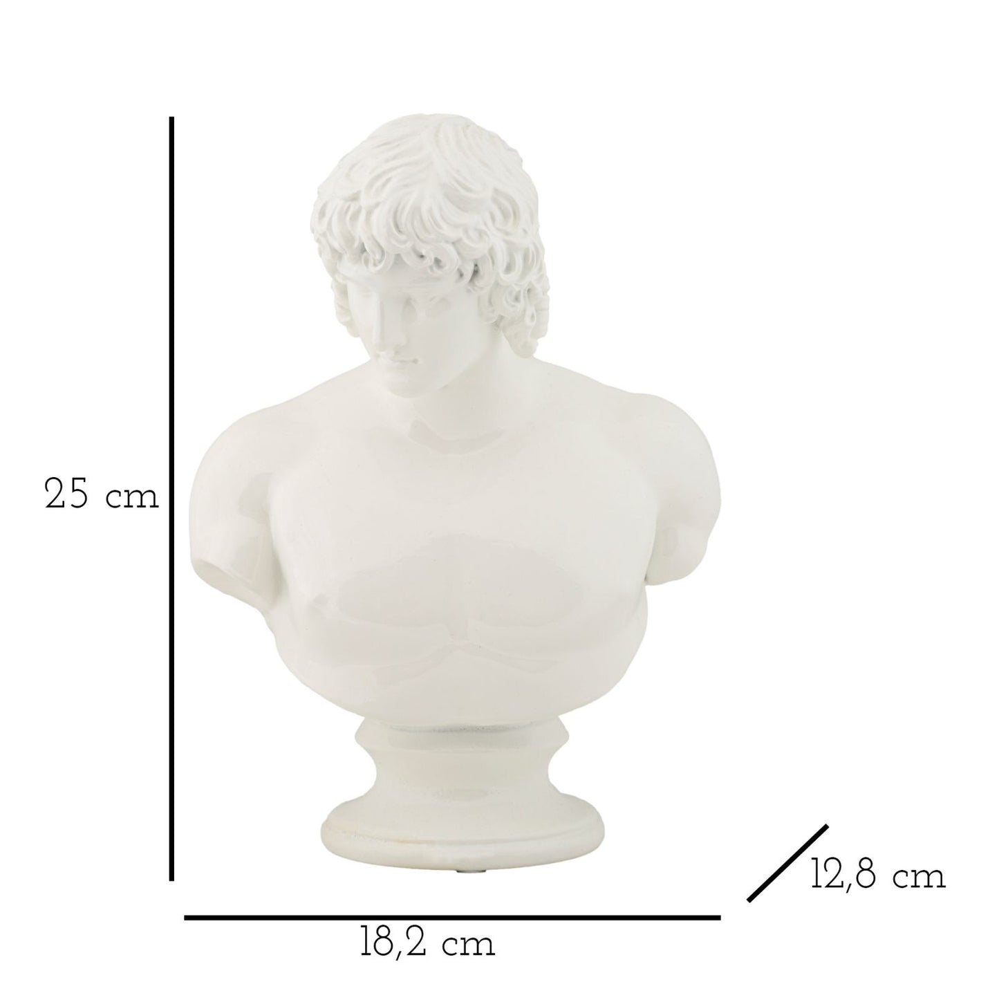 Escultura Centurião Cm 18,2x12,8x25
