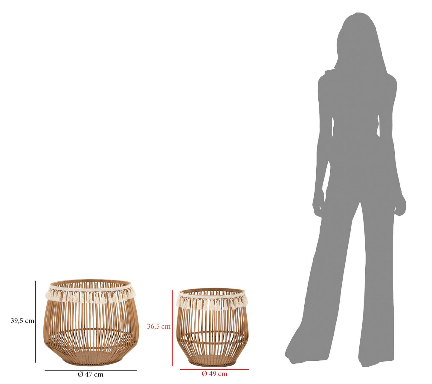 Cestas Fuji Par Cm ø 47x39,5-34x36,5