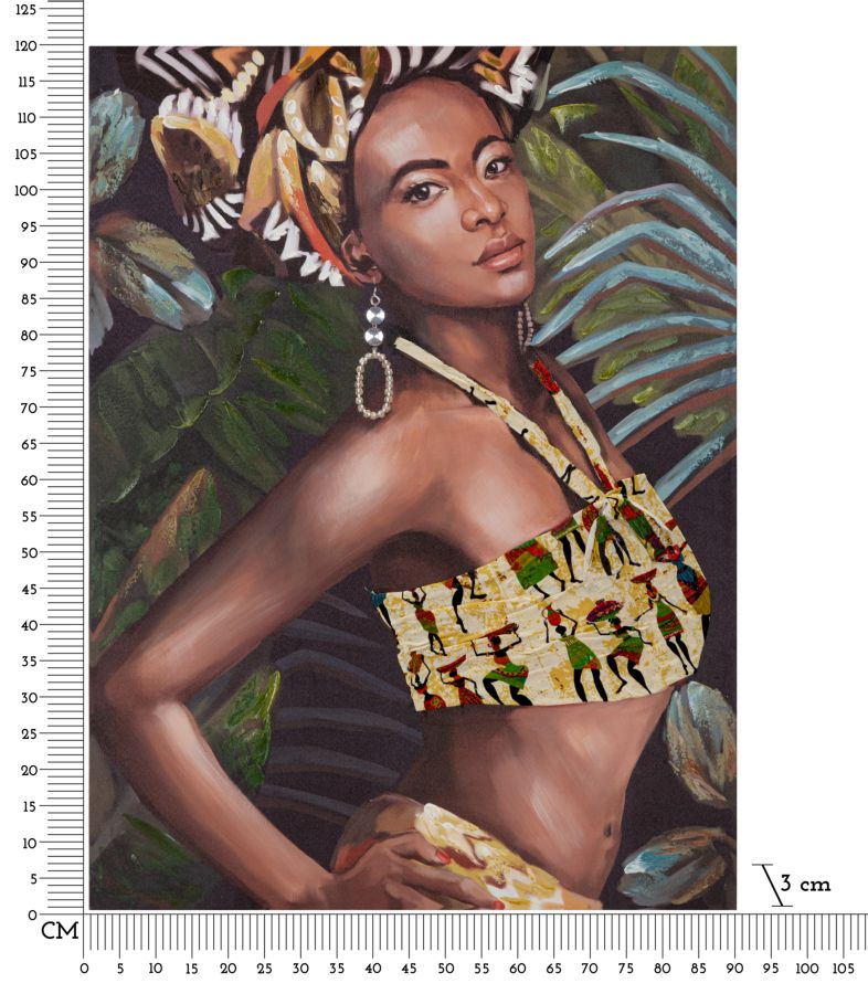 Pintura Sobre Tela Kelly -B- 90x3x120