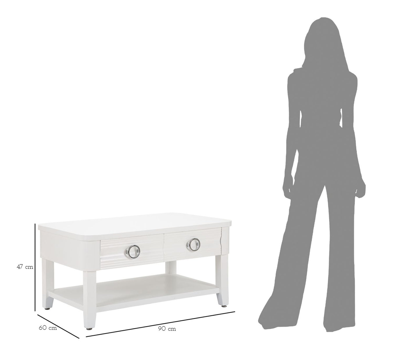 Mesa de Café Cm 90x60x47