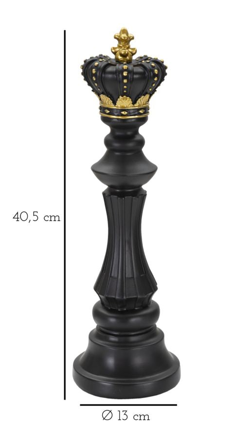 Rei Preto E Dourado Cm ø 13x40,5