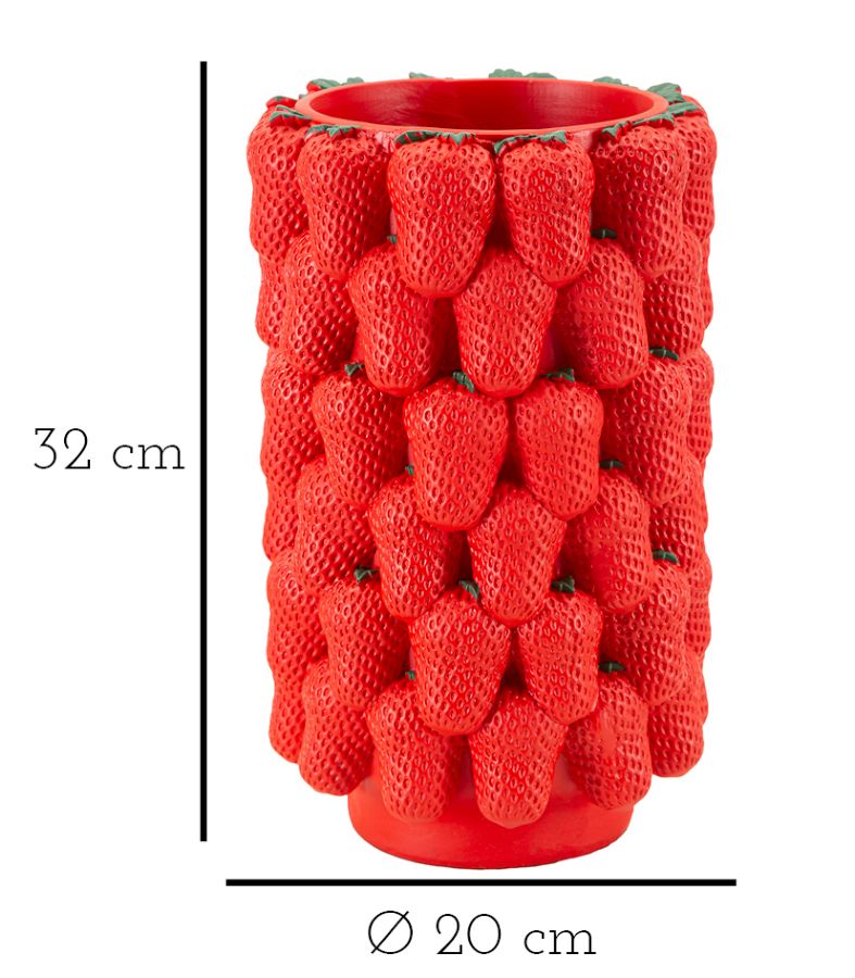 Jarra Strawberry Cm ø 20x32