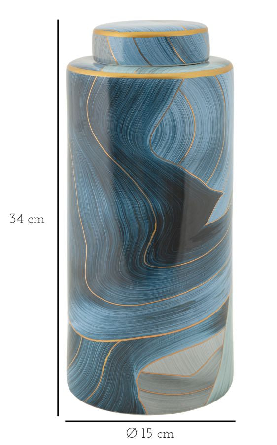 Jarra Cerâmica Elegant Cm ø 15x34