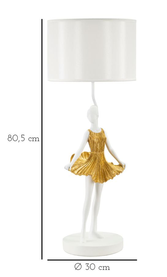 Candeeiro de Mesa Ballerina Cm ø 32x90,5
