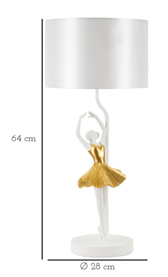 Candeeiro de Mesa Ballerina Cm ø 28x64