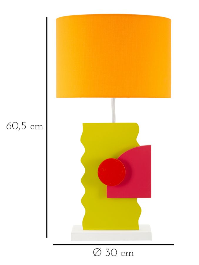 Candeeiro de Mesa Color -B- 30x60,5