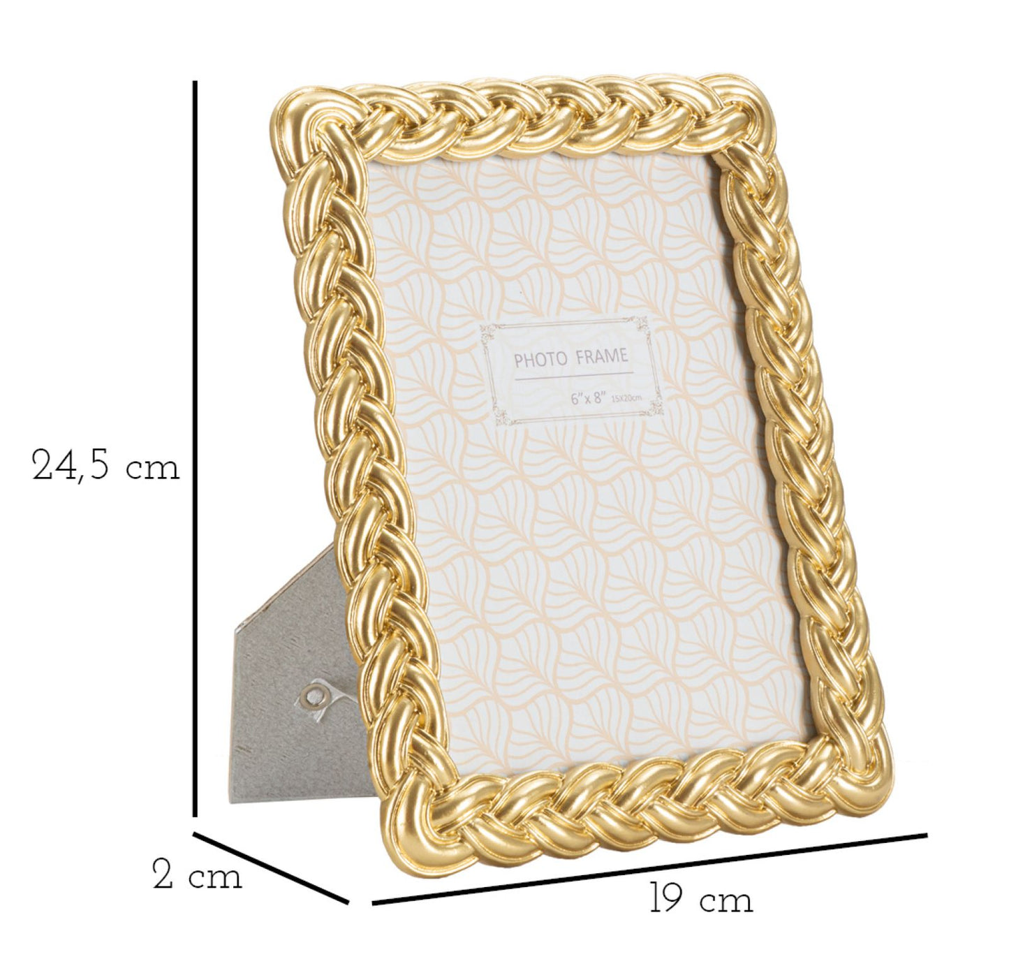 Moldura Rope Cm 19x2x24,5 (medida Interna Cm 15x20)
