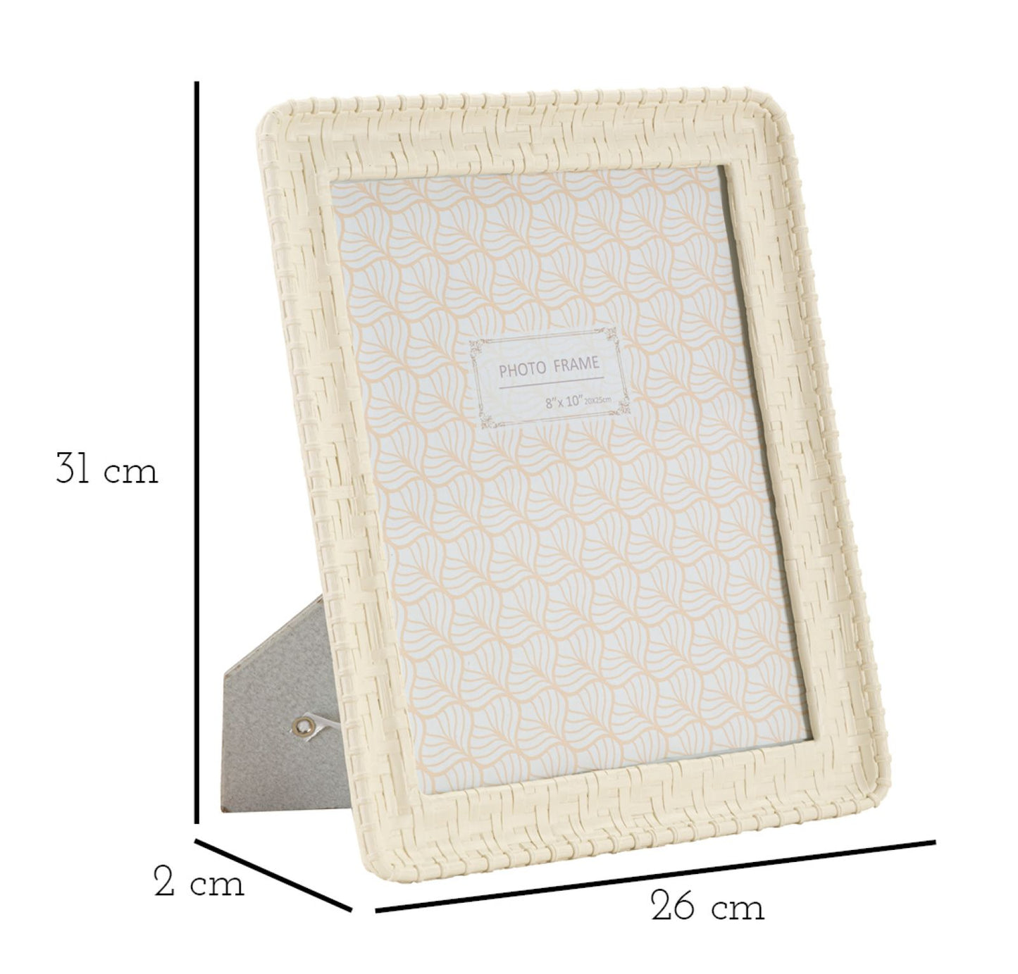 Moldura Bamboo Style Cm 26x2x31 (medida Interna Cm 20x25)