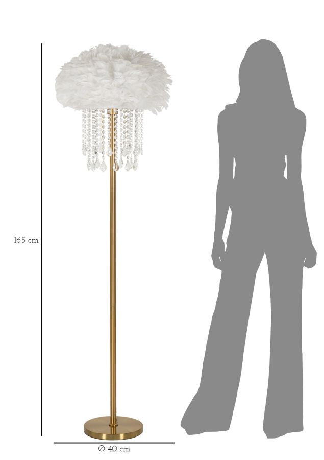 Candeeiro de Pé Diamon Cm ø 40x165