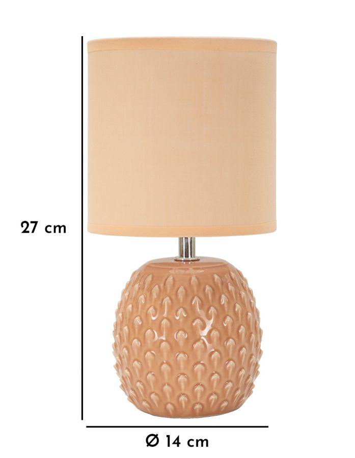 Candeeiro de Mesa de Cabeceira Pontus Pesca Cm ø 14x27