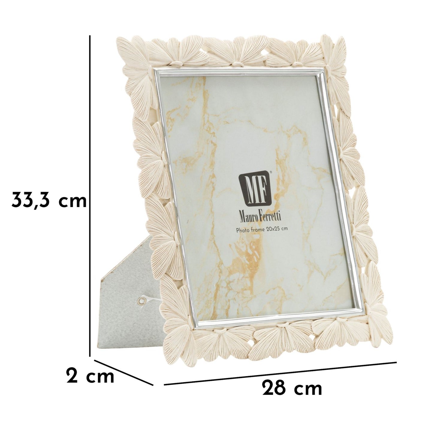 Moldura Borboleta Cm 28x2x33,3 (medida Interna Cm 20x25)
