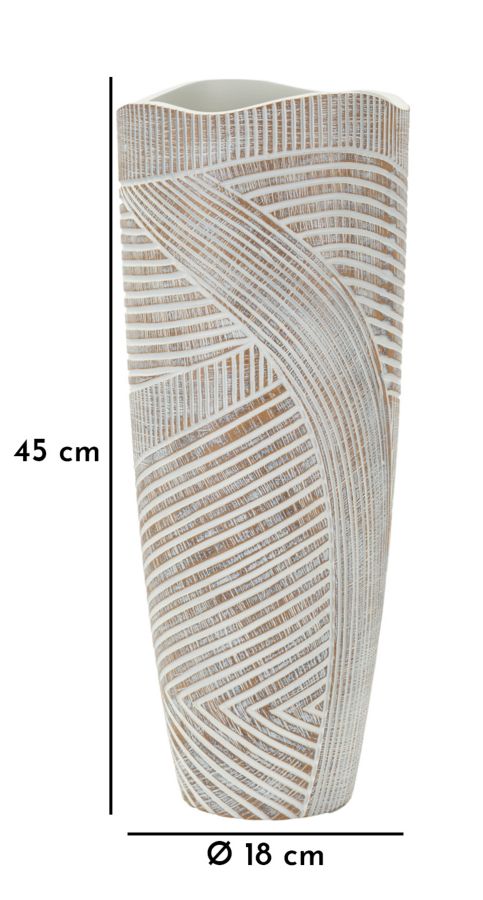 Jarra Resina Woody Cm ø 18x45