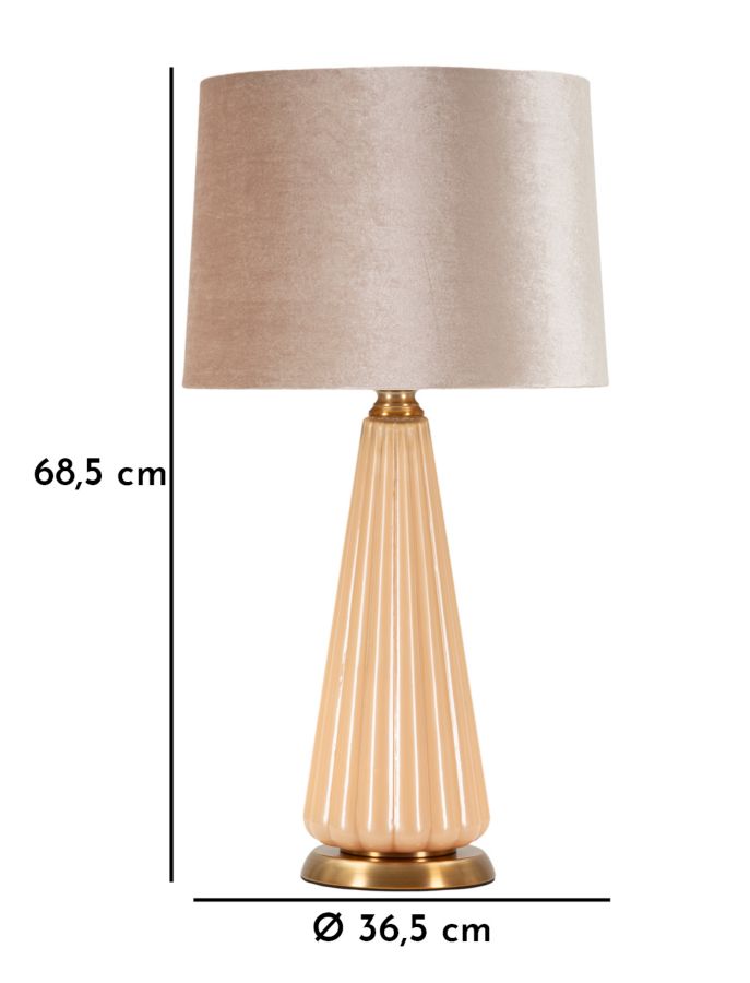 Candeeiro de Mesa Perly -A- Cm ø 36,5x68,5