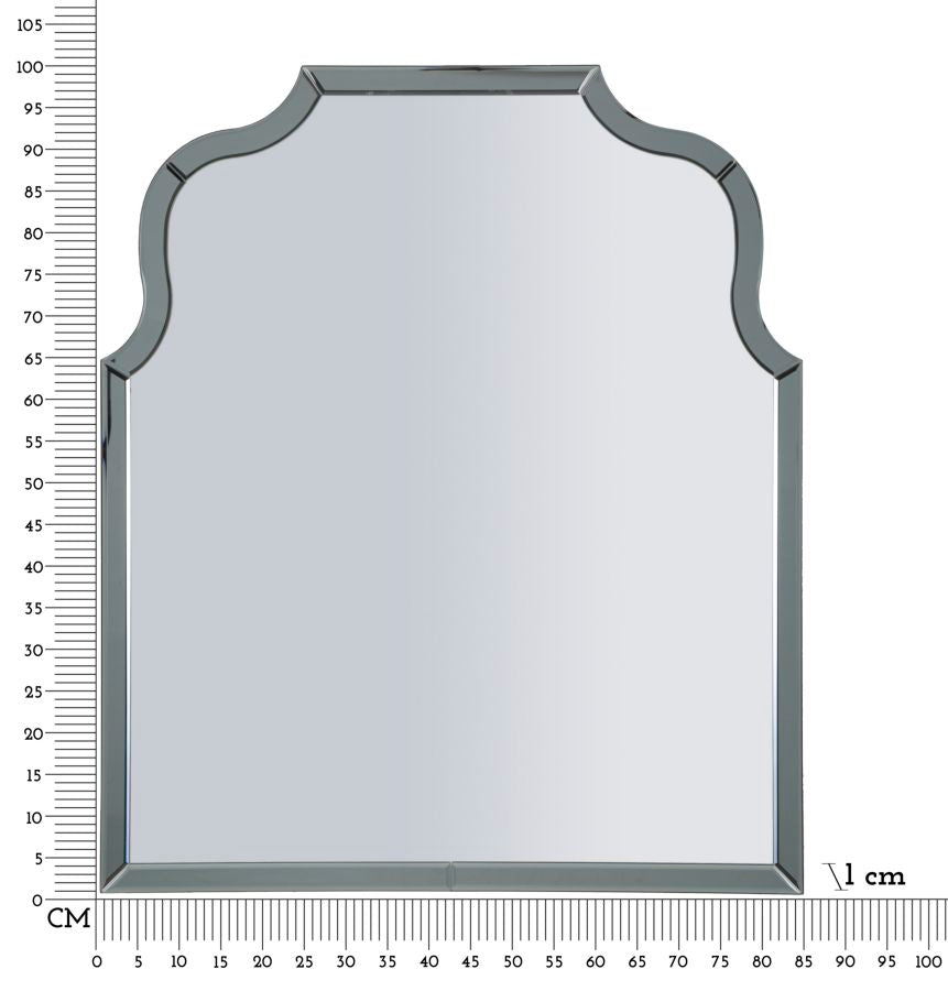 Espelho de Parede Ankara Grigio Cm 85x1x100 (misura Espelho Cm 78x93)