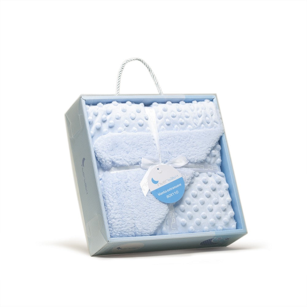 Manta Bubble E Carneiro Azul Interbaby
