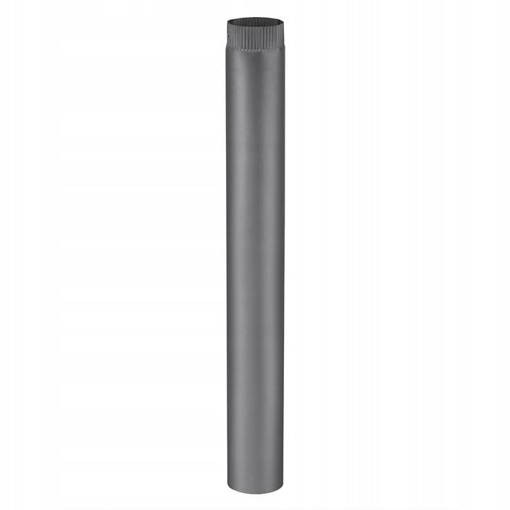 Tubo de chaminé aço 2 mm Ø 120 mm 100 cm preto