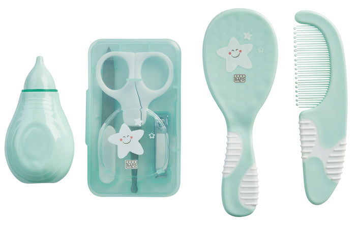 Saro - Estojo para a higiene do bebé Hortelã