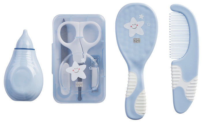 Saro - Estojo para a higiene do bebé Azul