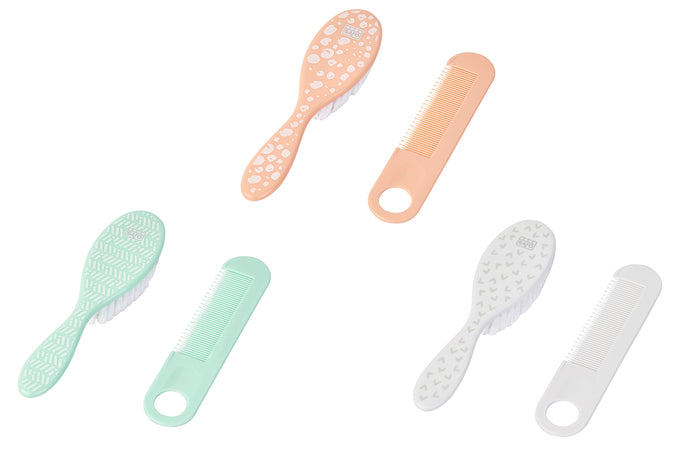 Saro - Escova e pente Branco