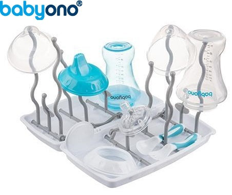 Baby Ono - Escorredor universal de biberões branco