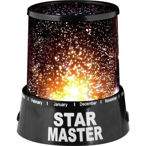 Projetor noite estrelas e planetas com pilhas