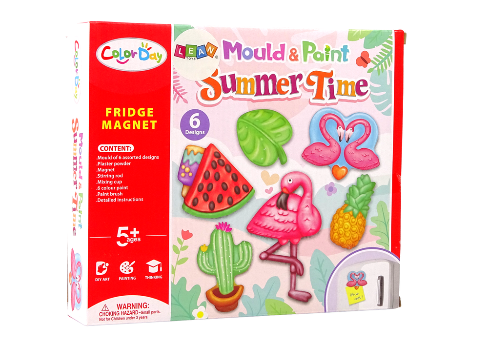 Kit pintura gesso flamingo melancia