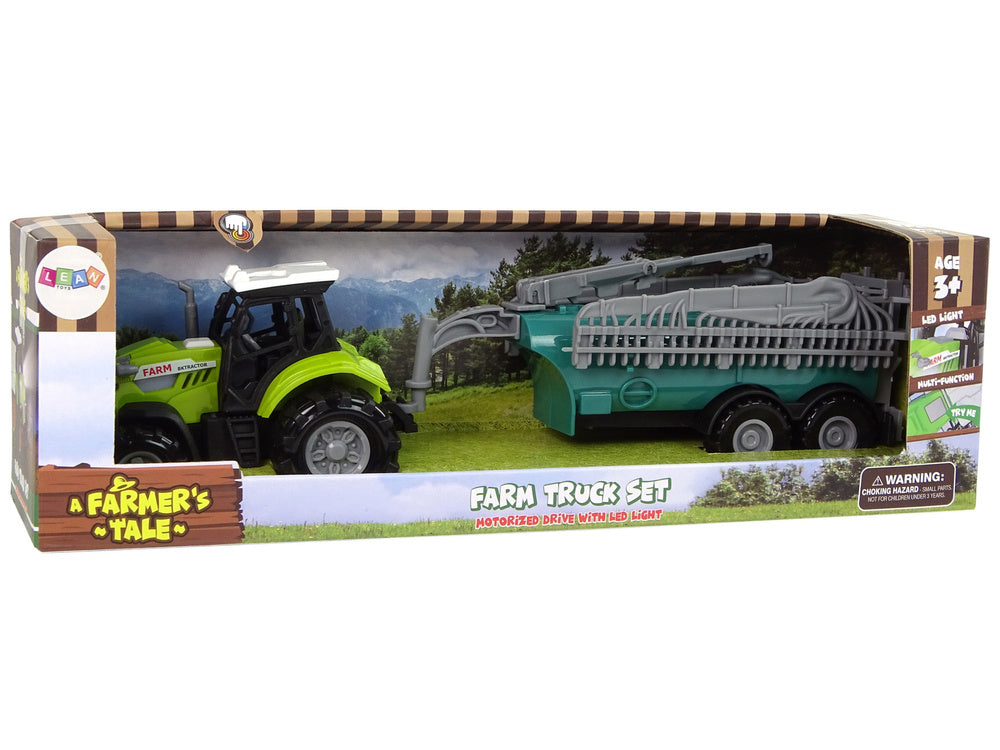 Trator pulverizador agrícola som verde