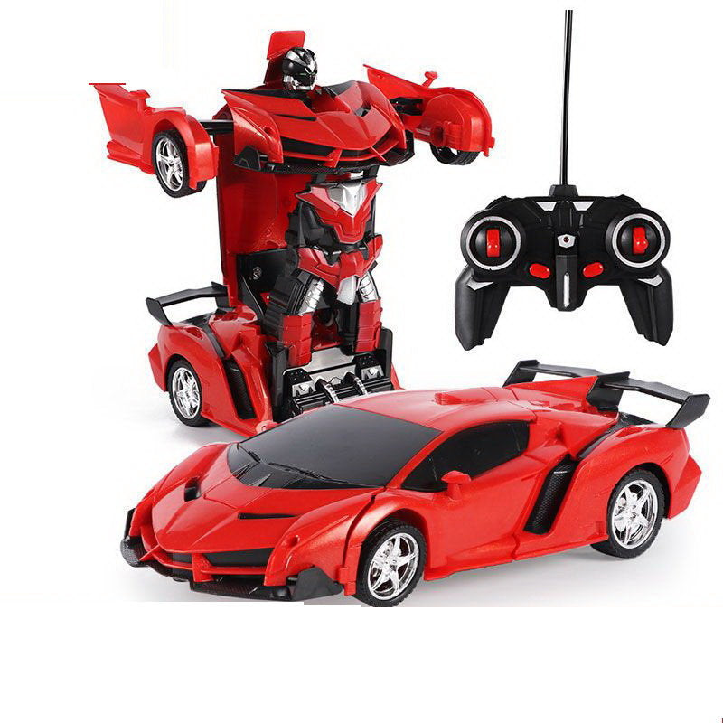 Robot transformável telecomandado vermelho
