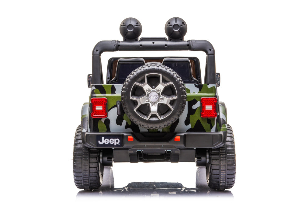 Jeep elétrico Jeep Wrangler Rubicon DK-JWR555 camuflado