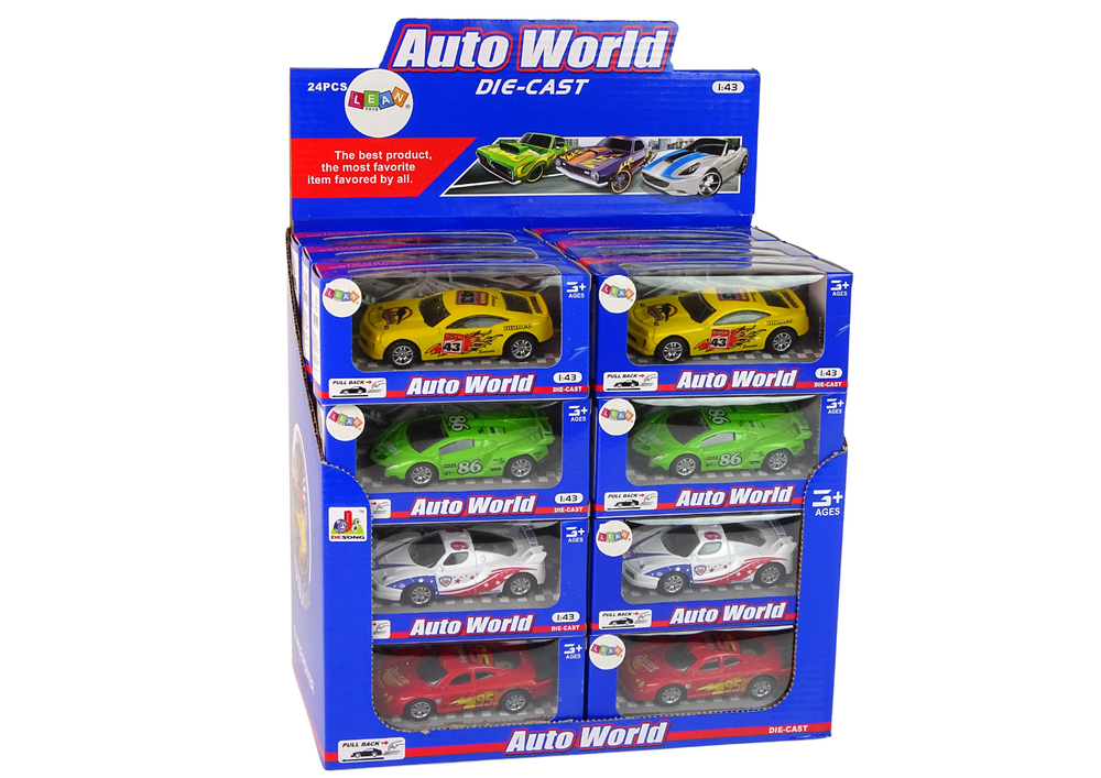 Carros desportivos miniatura 1:43 (1 unidade, sortido)
