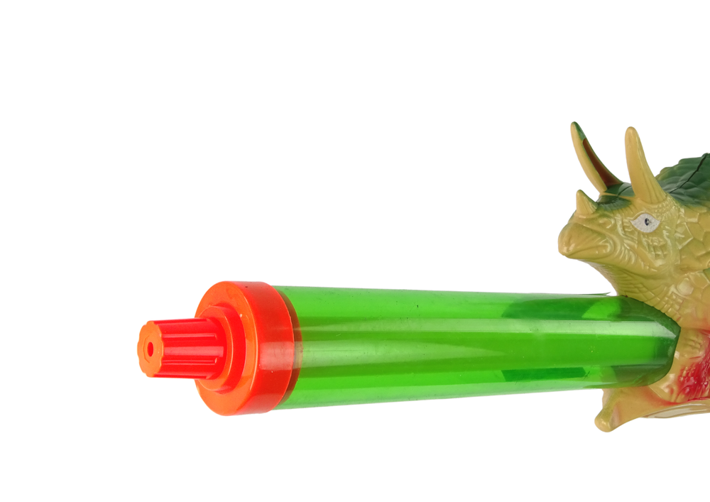 Lança-Água Dinossauro Triceratops Verde 40cm
