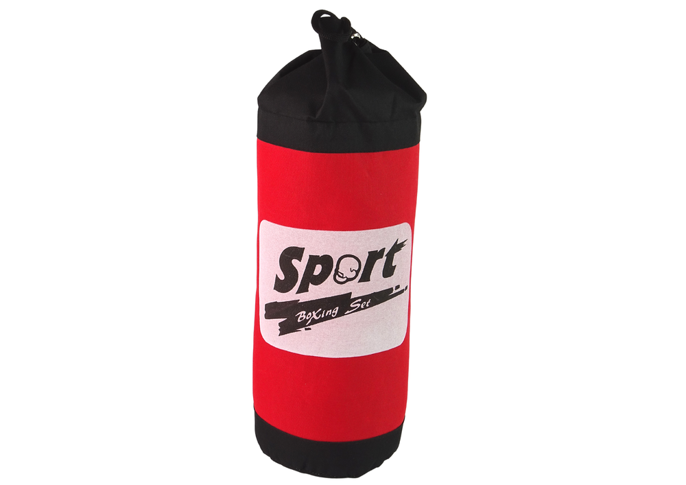 Conjunto de boxe com saco e luvas de velcro