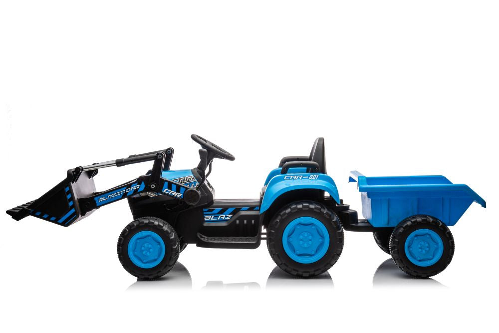 Trator elétrico com pá BW-X002A azul