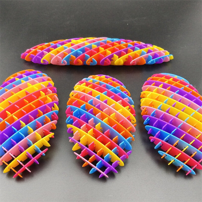 Brinquedo arco-íris anti-stress flexível 10 cm