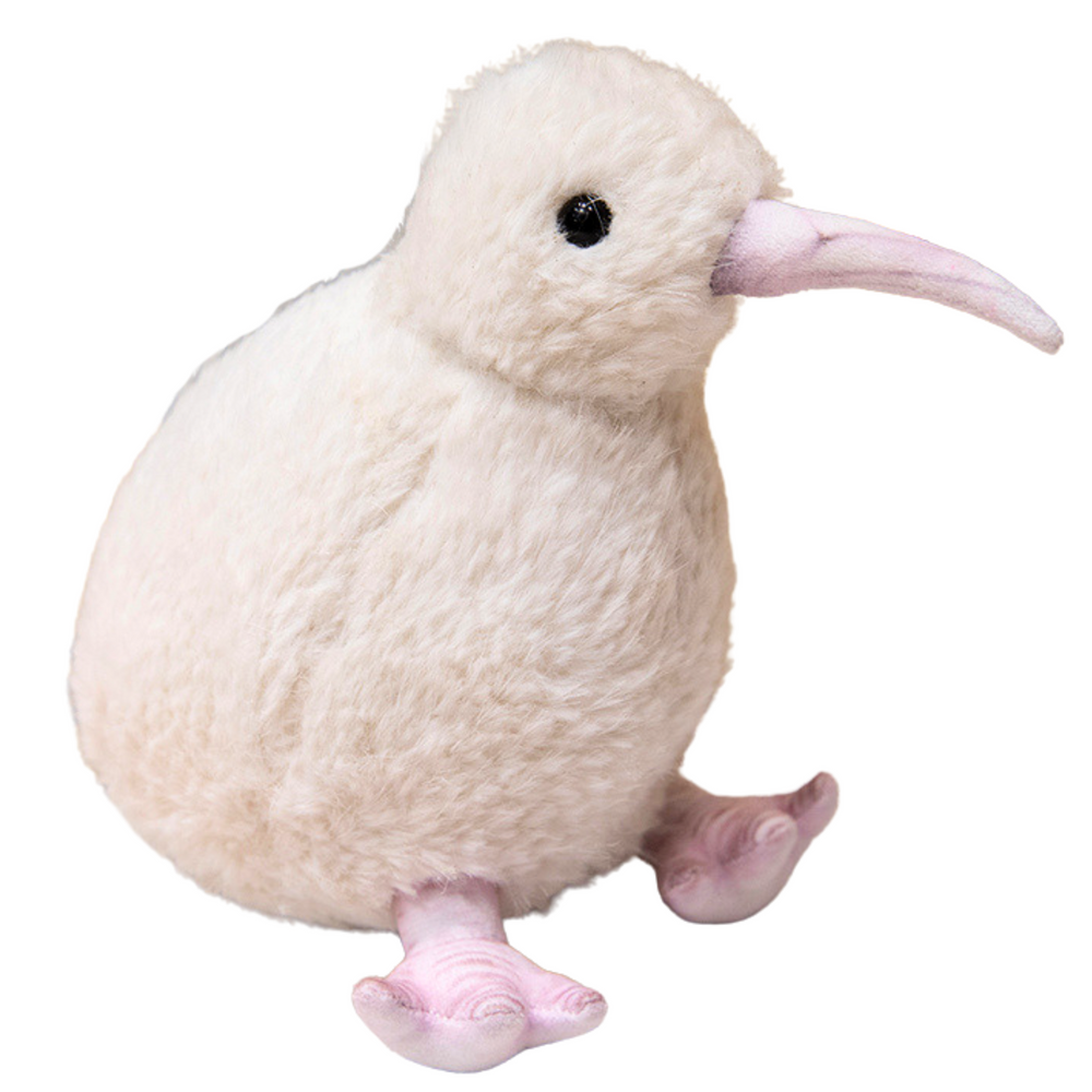Peluche kiwi branco 17 cm