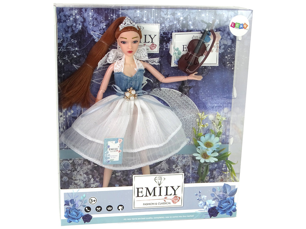 Boneca Emily violino flores