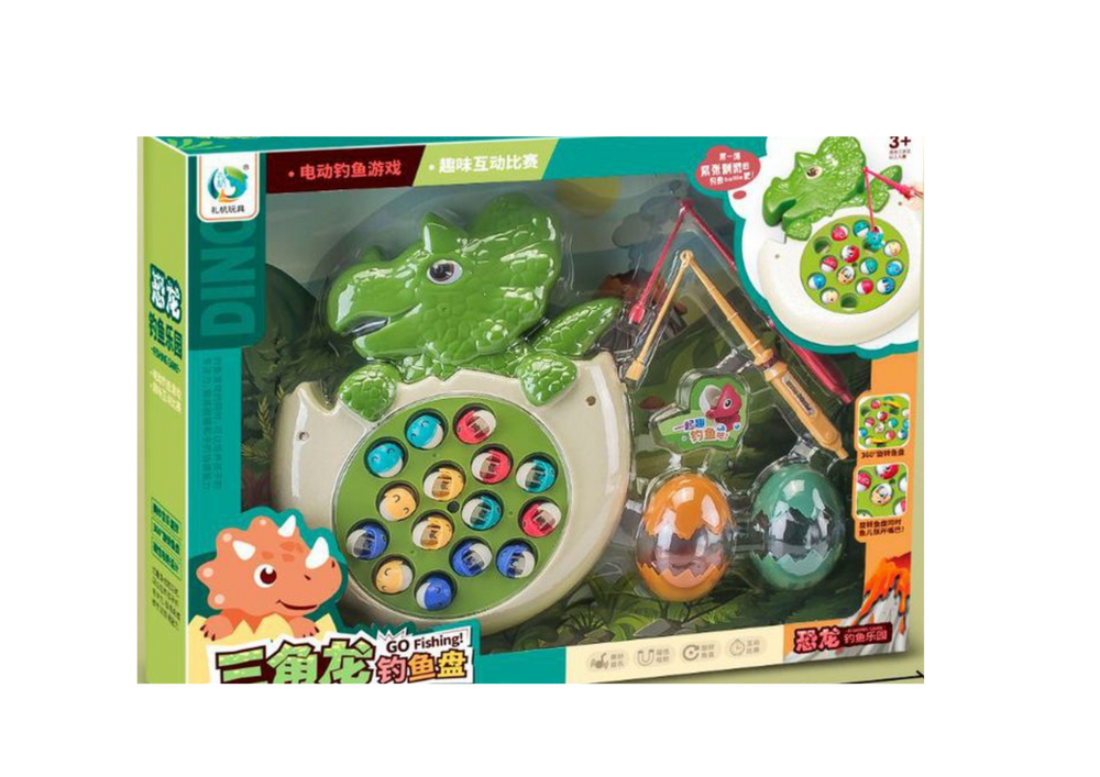 Jogo pesca dinossauro com som