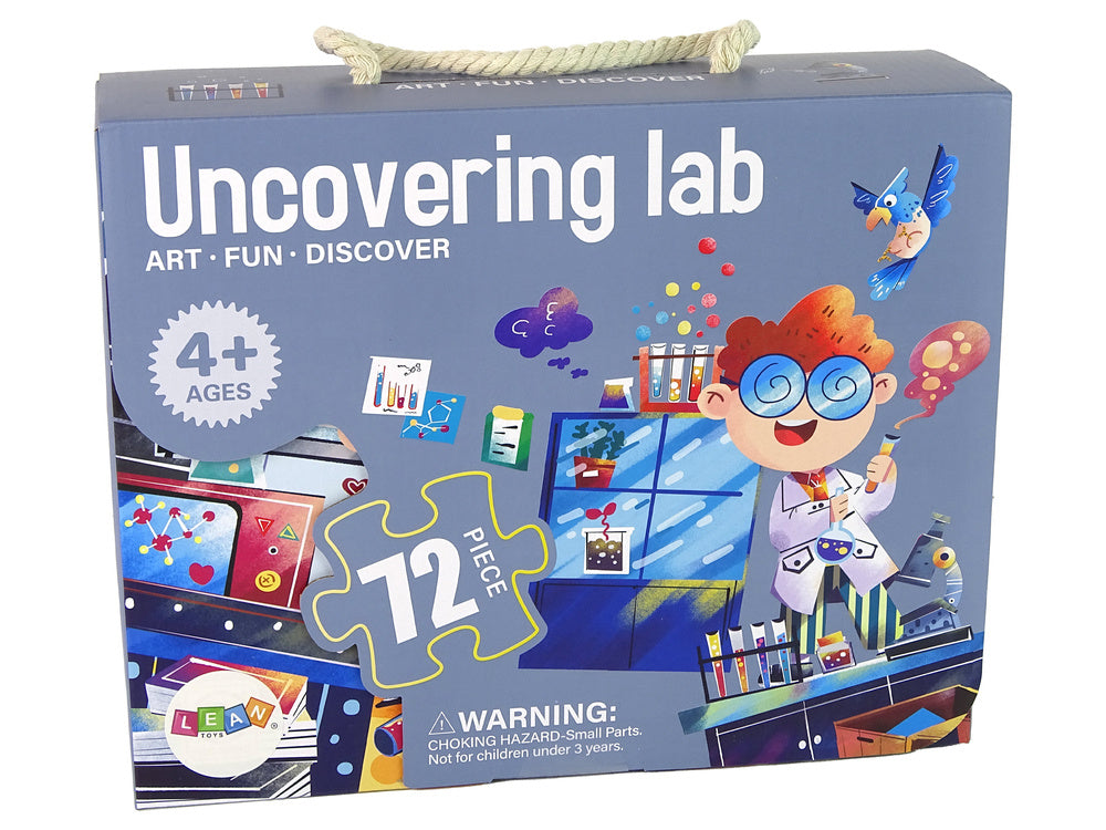 Puzzle laboratório ciência 72 peças