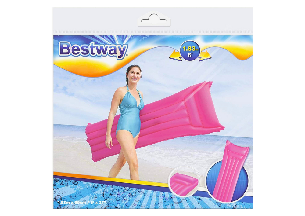 Colchão Insuflável Bestway Rosa 183 x 69 cm