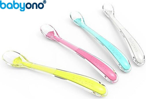Colher de silicone Baby Ono Rosa