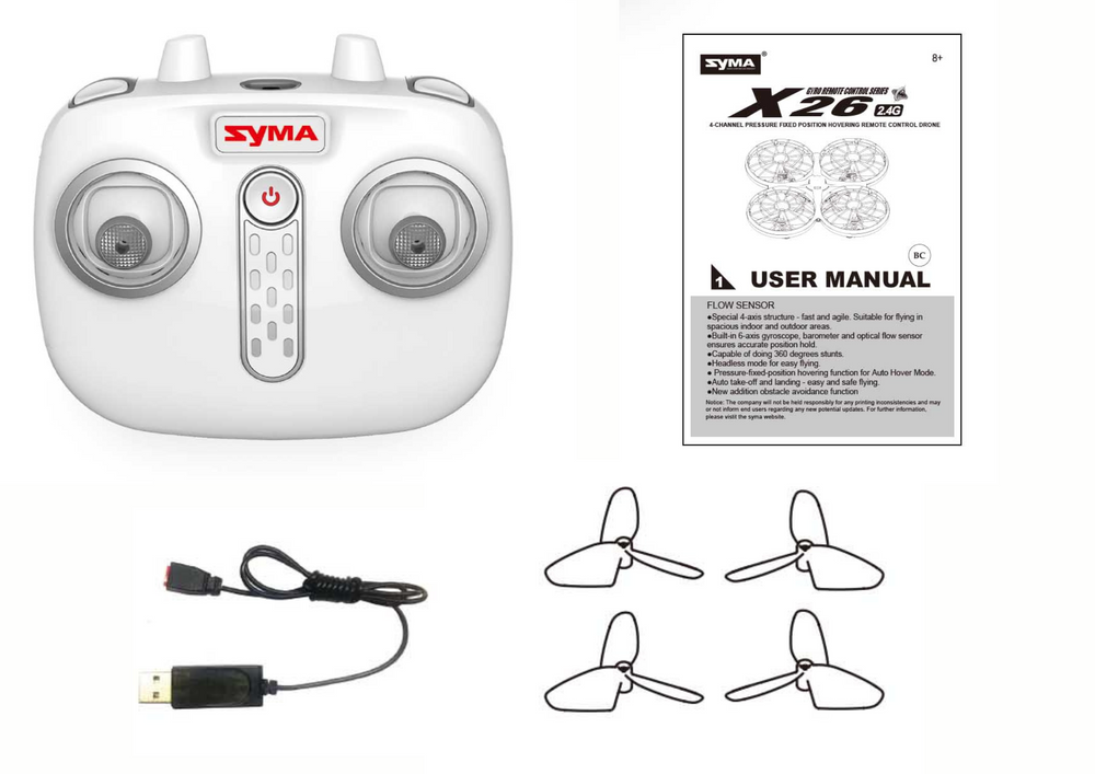 Drone RC SYMA X26 preto