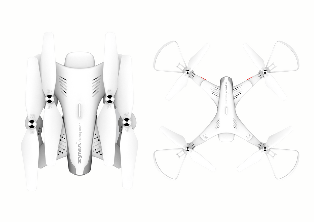 Drone RC SYMA Z3 câmara 720P branco