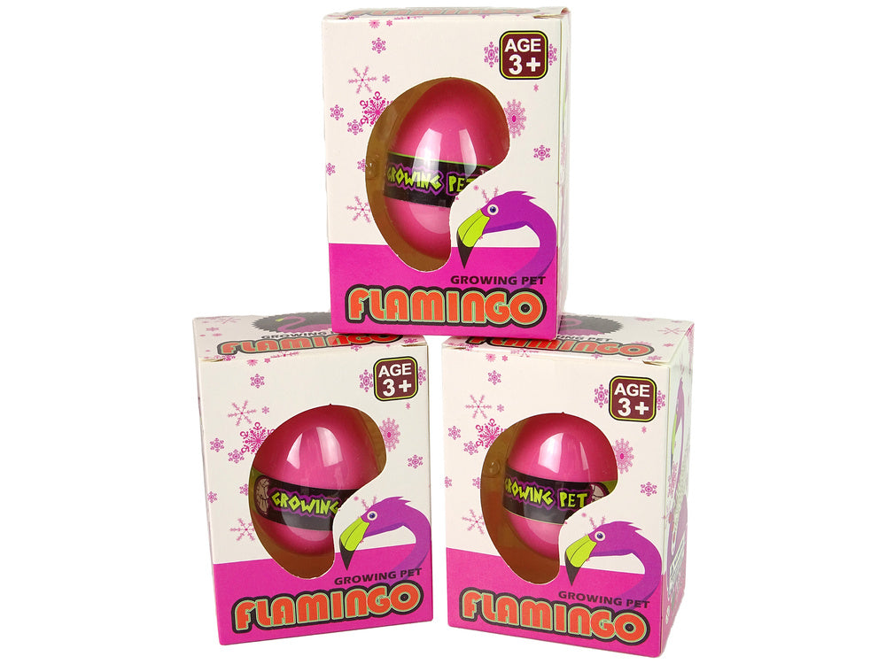 Ovo mágico flamingo cresce na água 6 cm rosa (1 unidade)